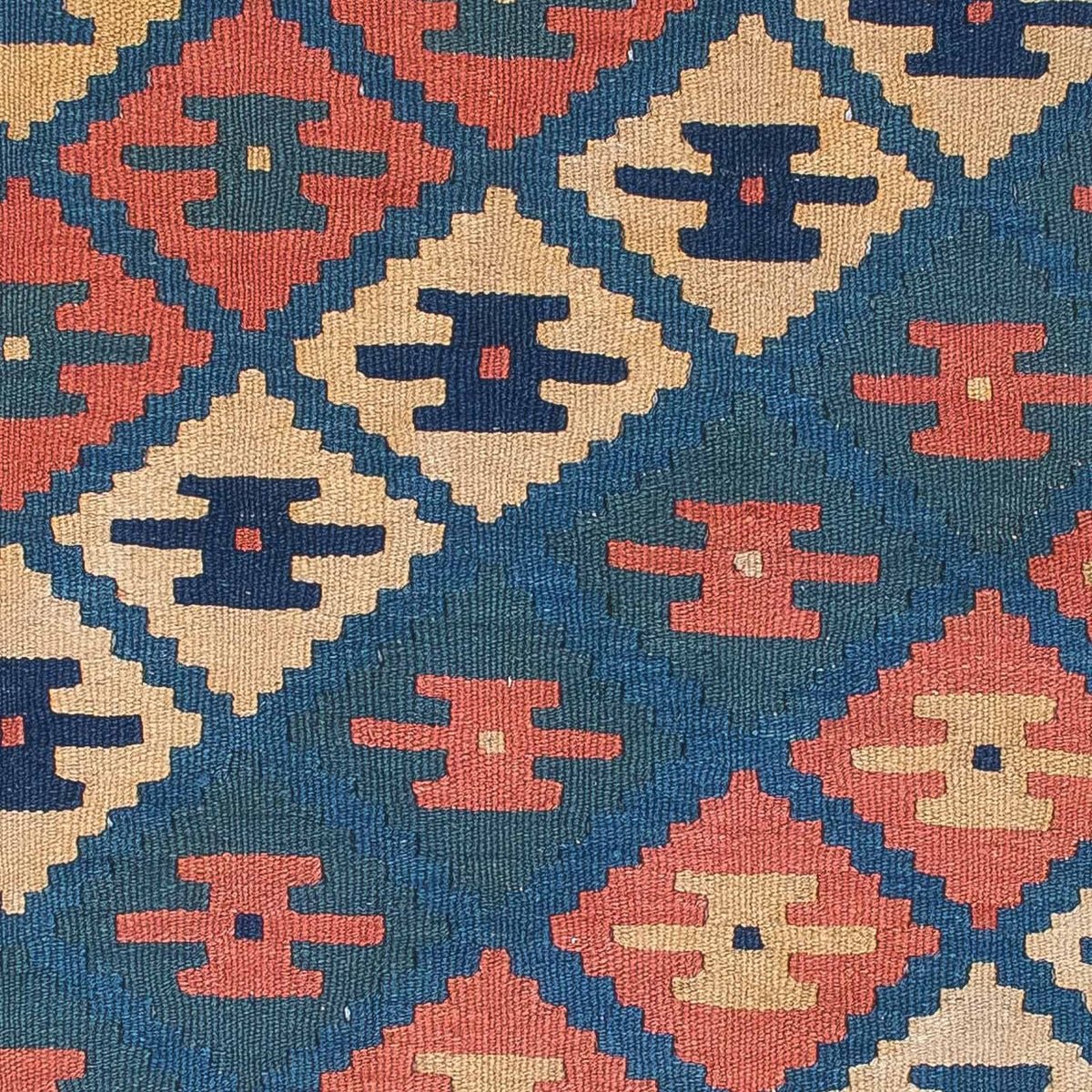 Kelim Carpet - orientalisk matta - 170 x 128 cm - flerfärgad