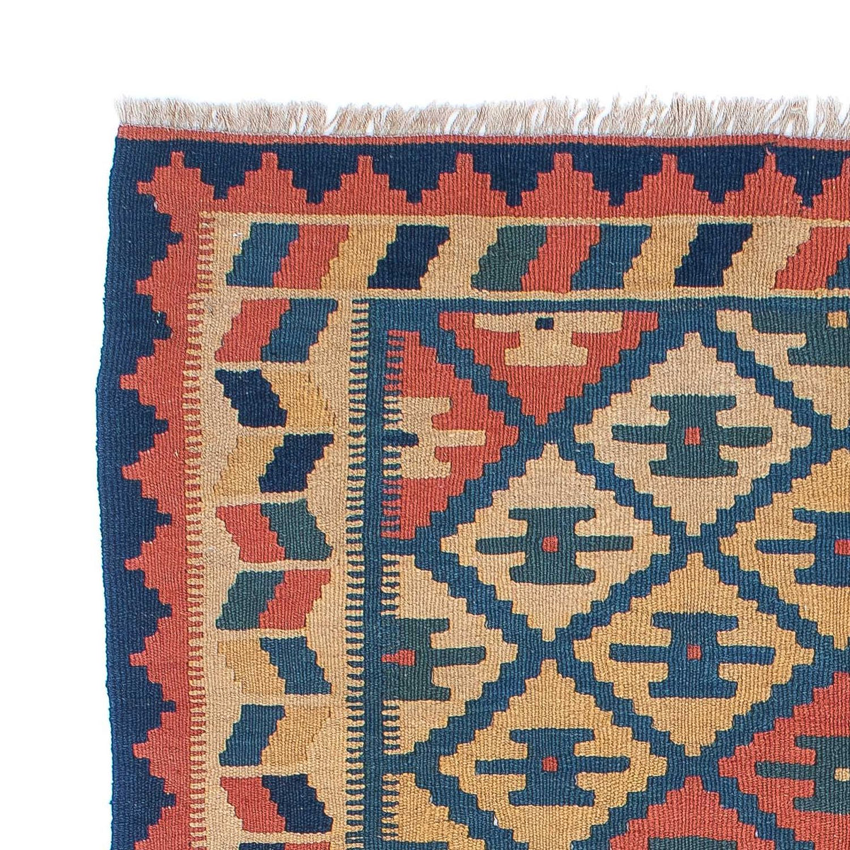 Kelim Carpet - orientalisk matta - 170 x 128 cm - flerfärgad