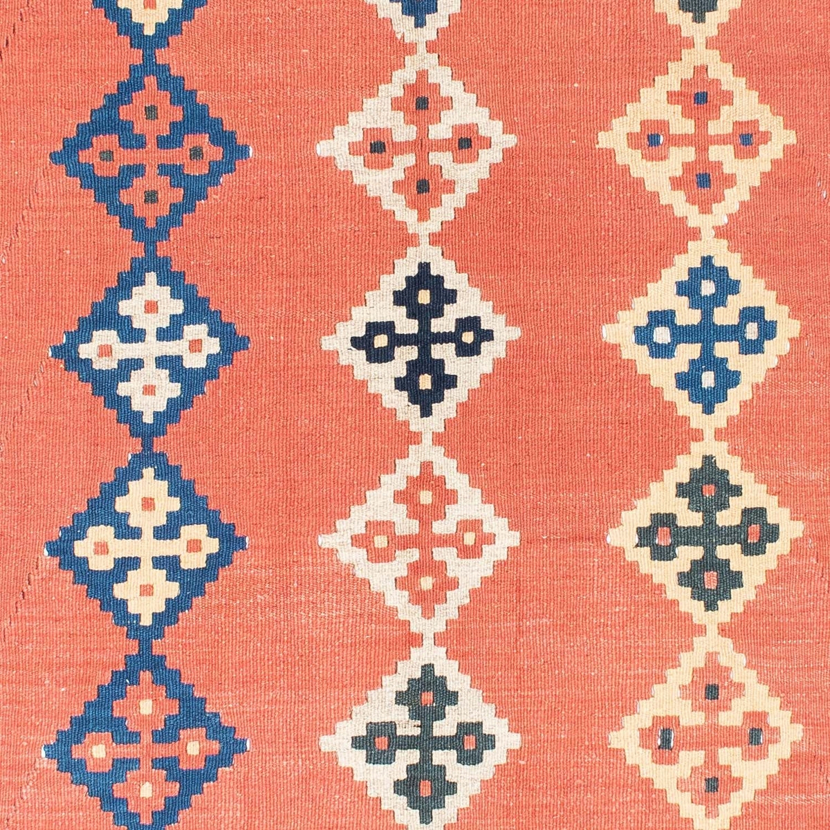 Kelim Carpet - orientalisk matta - 193 x 135 cm - orange