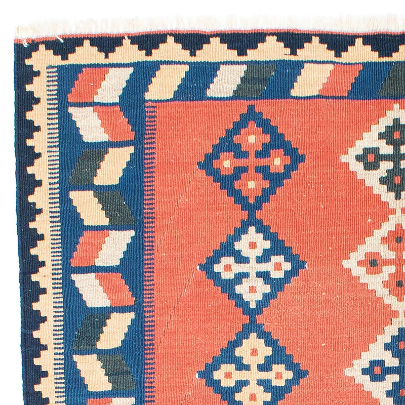 Kelim Carpet - orientalisk matta - 193 x 135 cm - orange