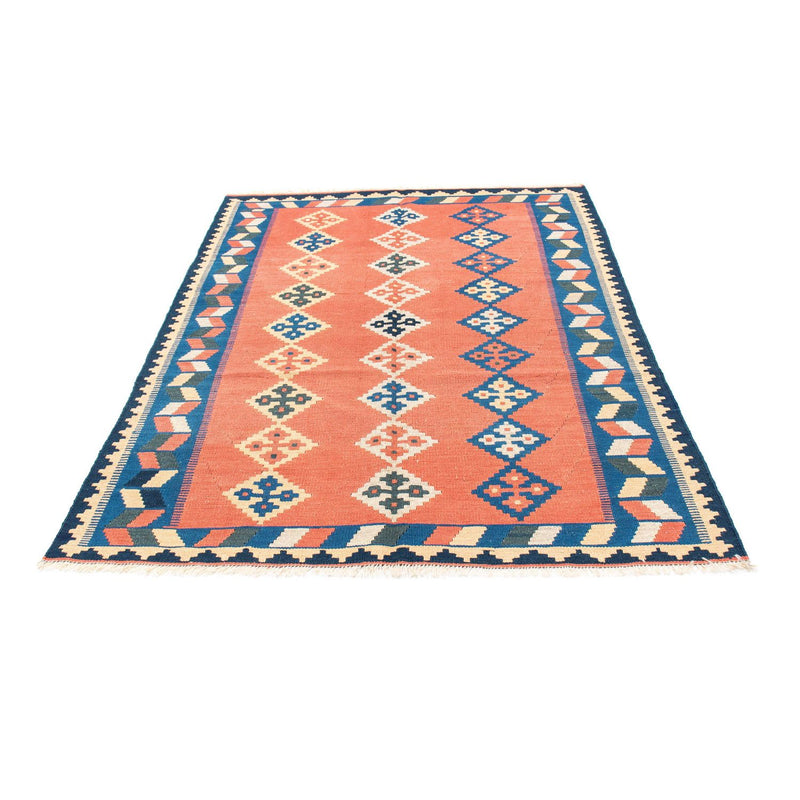 Kelim Carpet - orientalisk matta - 193 x 135 cm - orange