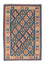 Kelim Carpet - orientalisk matta - 193 x 124 cm - blå