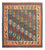 Kelim Carpet - orientalisk matta kvadrat  - 212 x 198 cm - blå