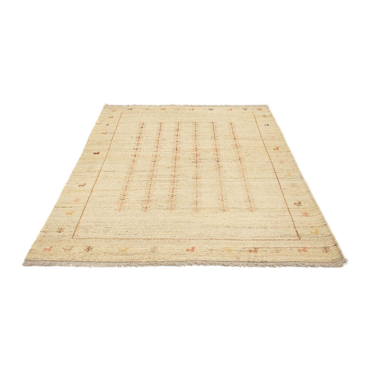 Gabbeh-matta - persisk - 200 x 150 cm - beige