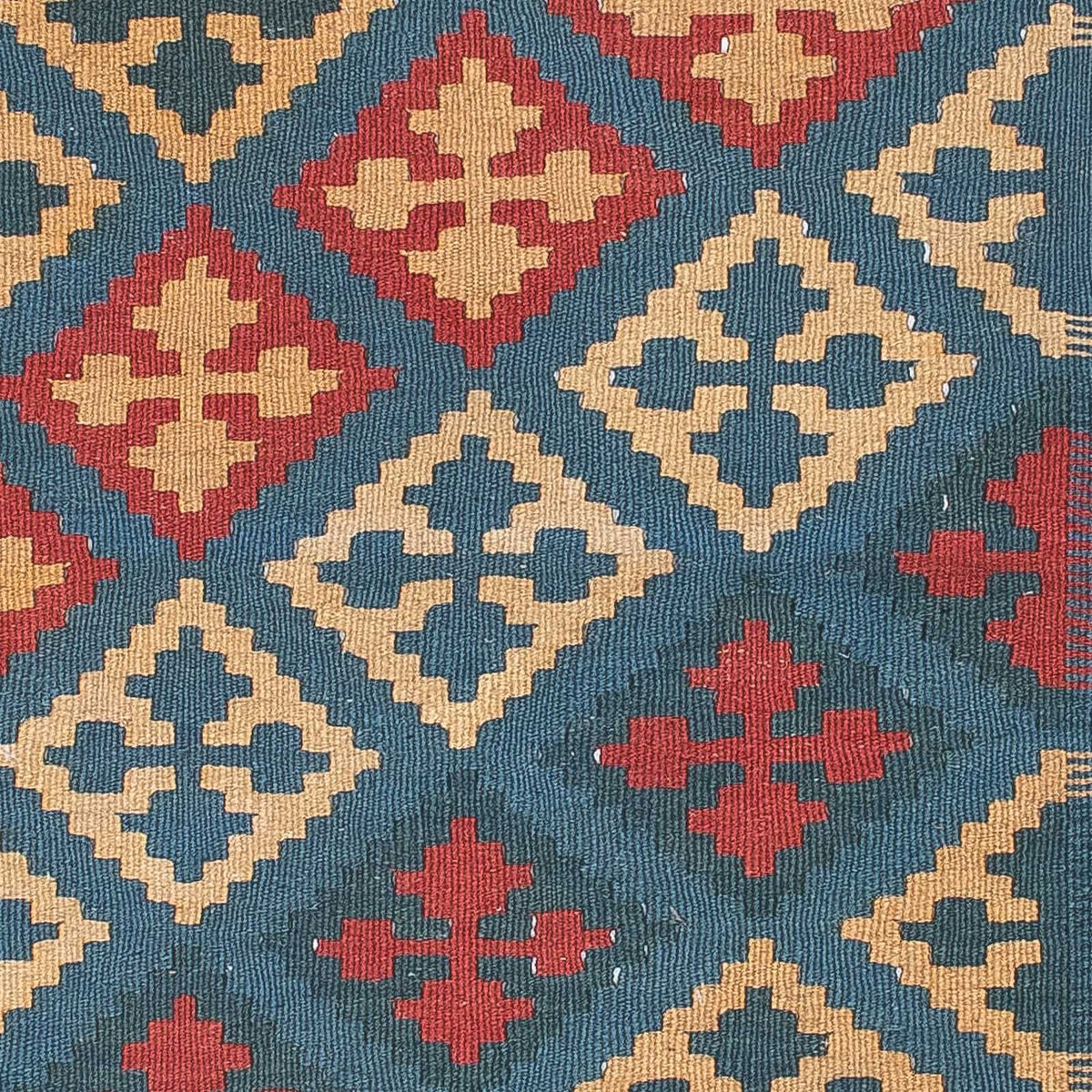 Kelim Carpet - orientalisk matta - 168 x 118 cm - blå