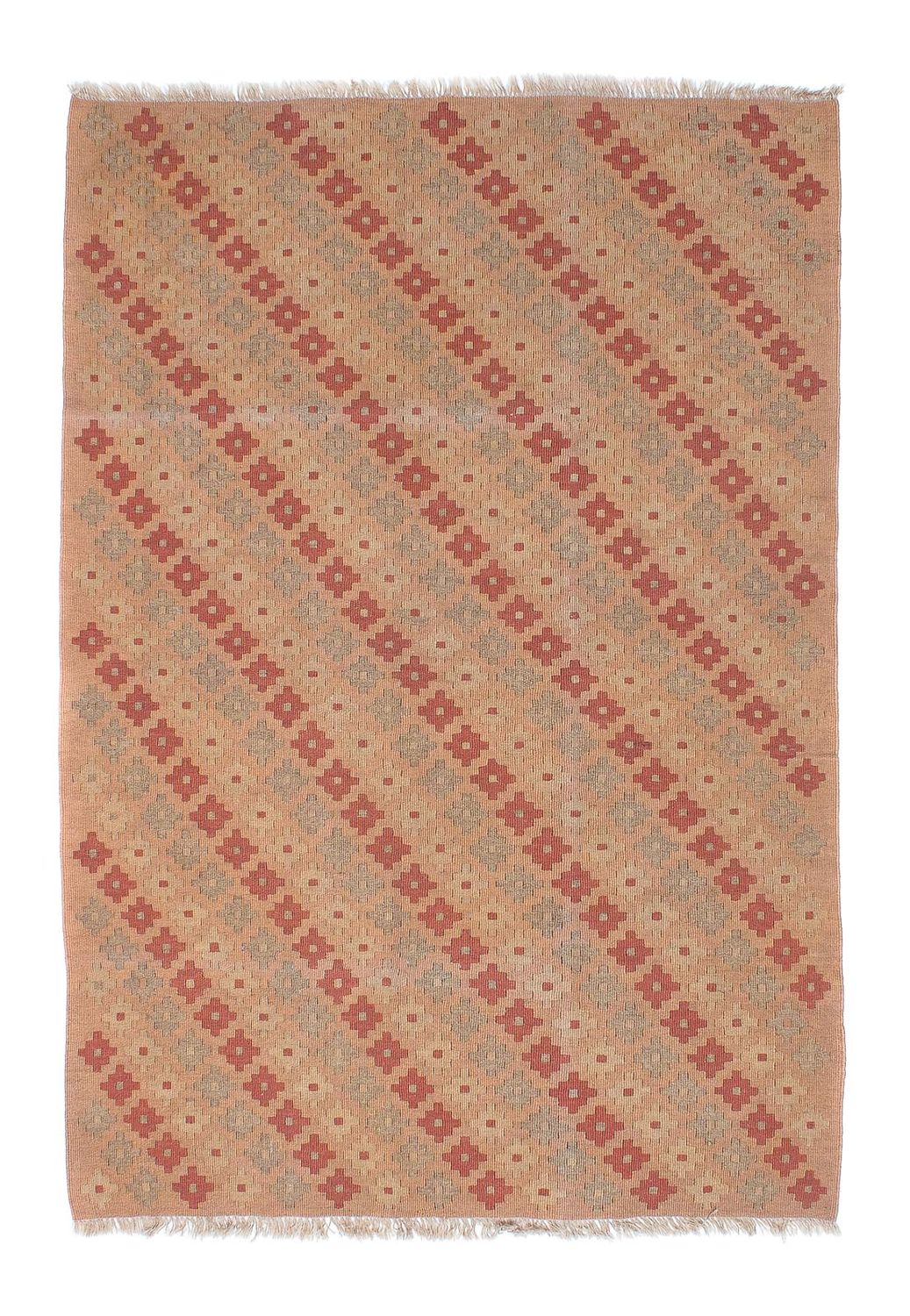 Kelim Carpet - orientalisk matta - 178 x 123 cm - ljusbrun