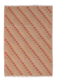 Kelim Carpet - orientalisk matta - 178 x 123 cm - ljusbrun