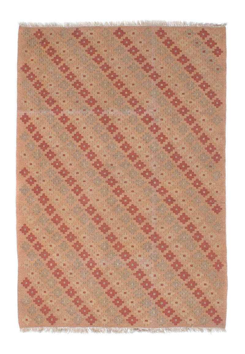 Kelim Carpet - orientalisk matta - 178 x 123 cm - ljusbrun
