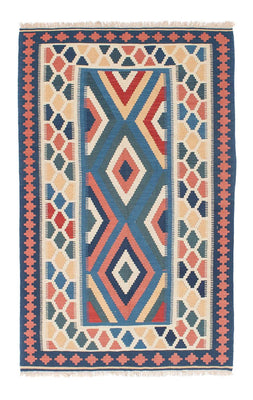 Kelim Carpet - orientalisk matta - 181 x 111 cm - flerfärgad