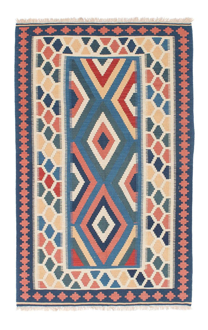 Kelim Carpet - orientalisk matta - 181 x 111 cm - flerfärgad