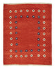 Gabbeh-matta - persisk - 192 x 152 cm - röd