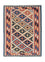 Kelim Carpet - orientalisk matta - 174 x 124 cm - flerfärgad