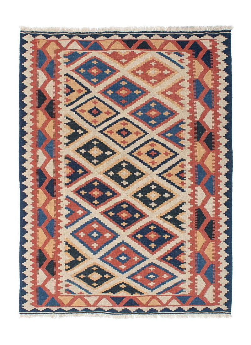 Kelim Carpet - orientalisk matta - 174 x 124 cm - flerfärgad