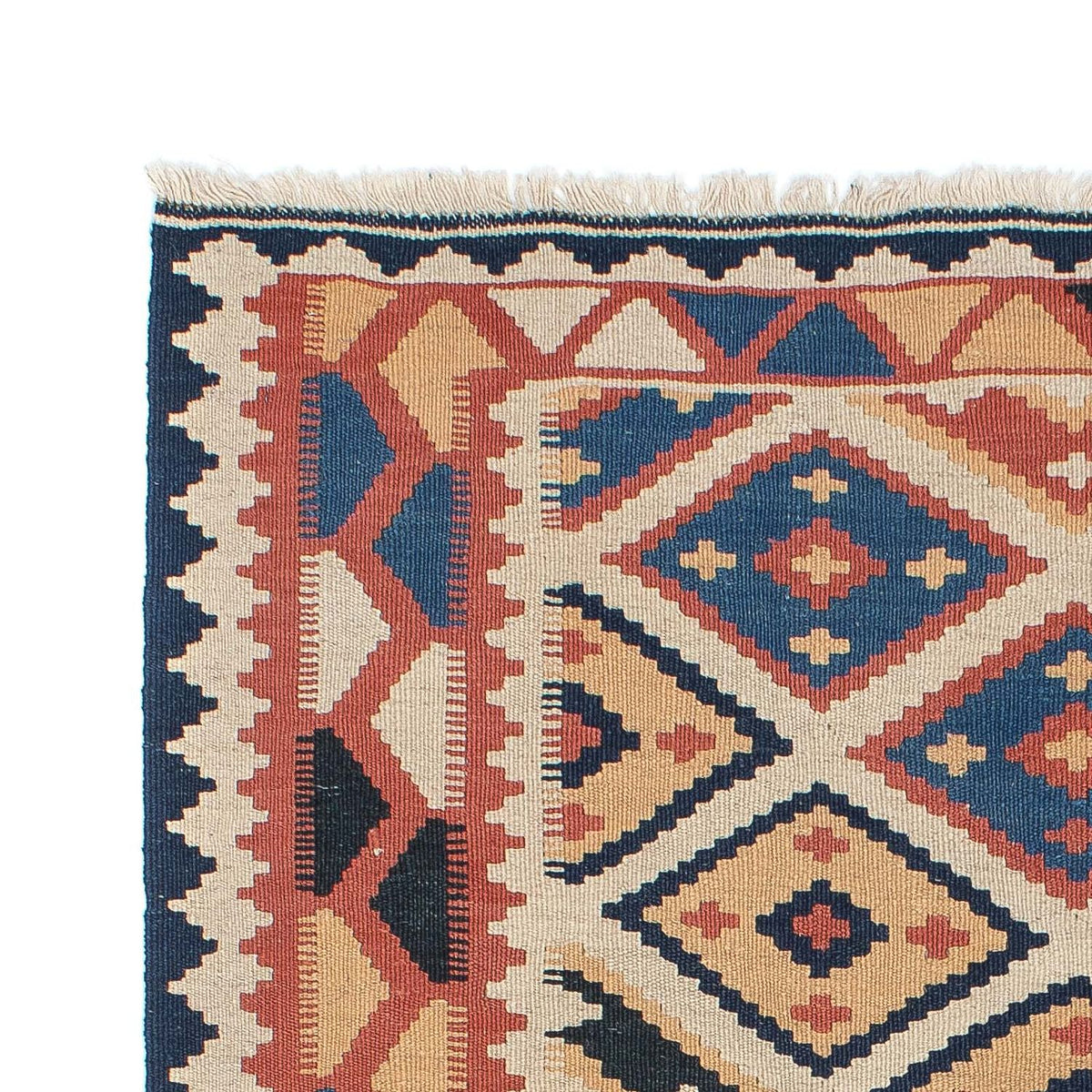 Kelim Carpet - orientalisk matta - 174 x 124 cm - flerfärgad