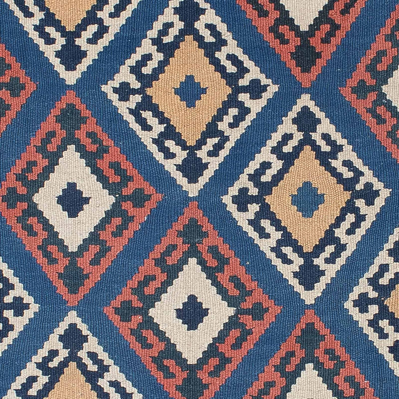 Kelim Carpet - orientalisk matta - 172 x 115 cm - blå