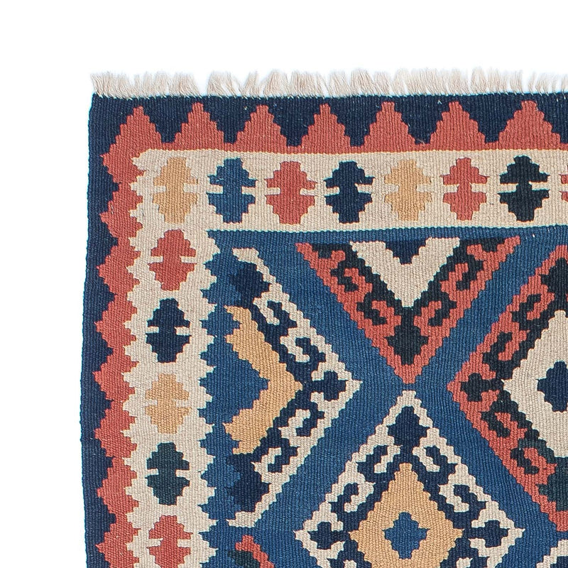 Kelim Carpet - orientalisk matta - 172 x 115 cm - blå