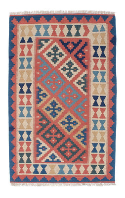 Kelim Carpet - orientalisk matta - 172 x 108 cm - flerfärgad