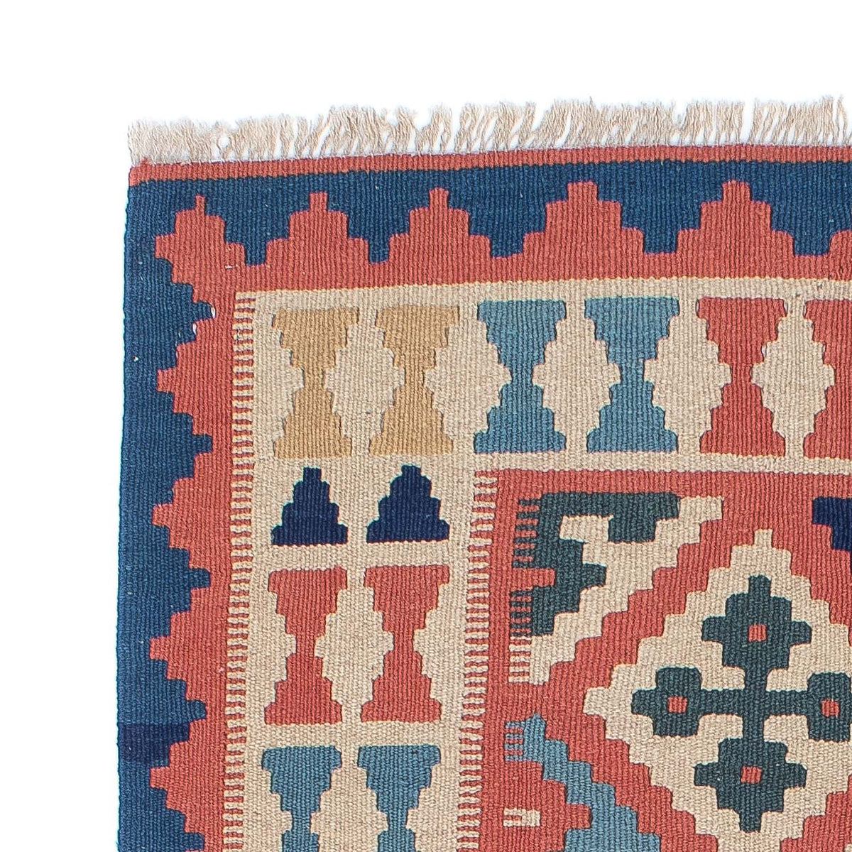 Kelim Carpet - orientalisk matta - 172 x 108 cm - flerfärgad