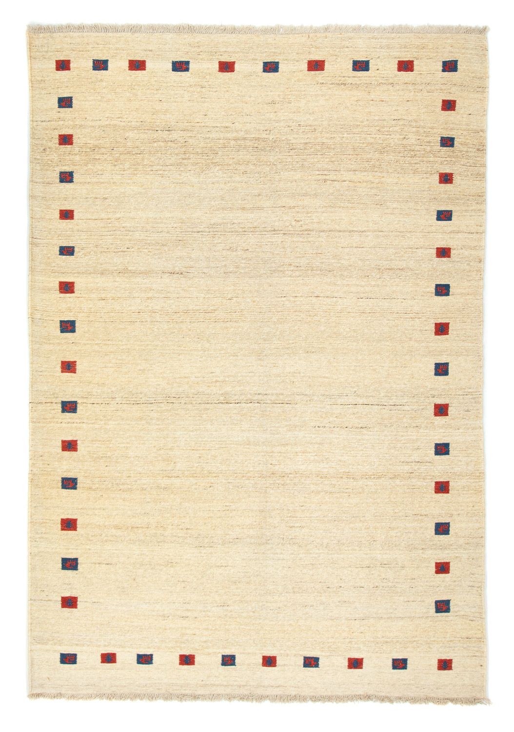 Gabbeh-matta - persisk - 252 x 170 cm - beige