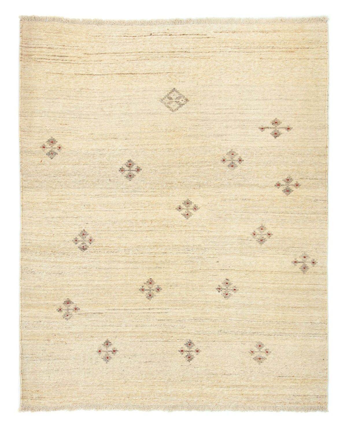 Gabbeh-matta - persisk - 198 x 154 cm - beige