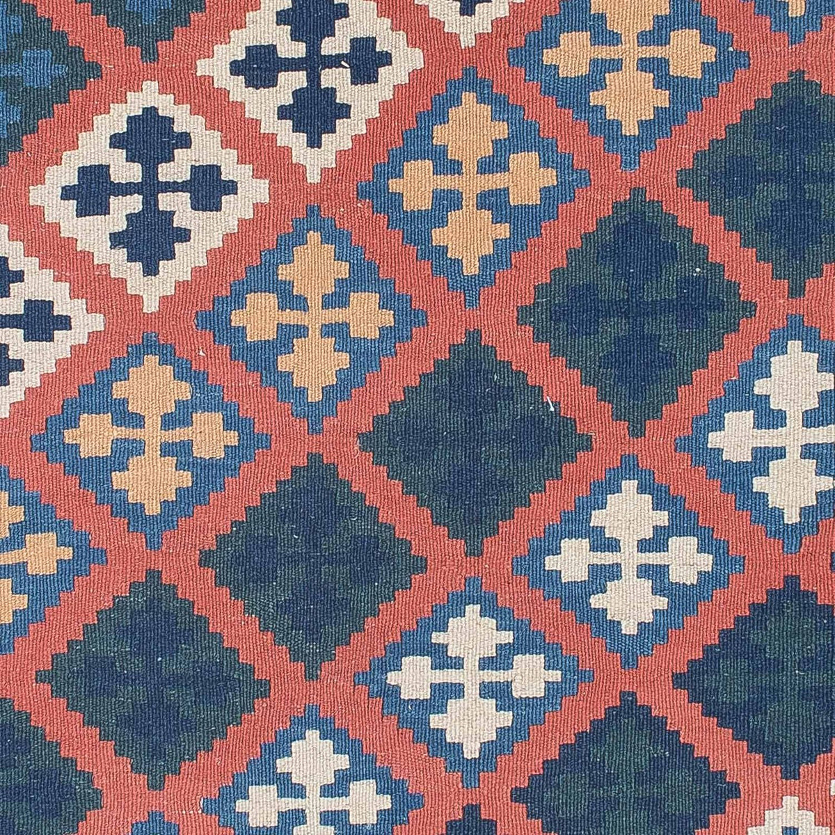 Kelim Carpet - orientalisk matta - 186 x 133 cm - flerfärgad