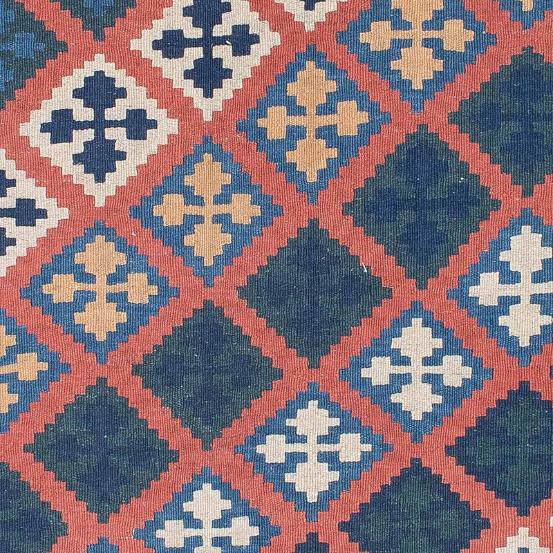 Kelim Carpet - orientalisk matta - 186 x 133 cm - flerfärgad