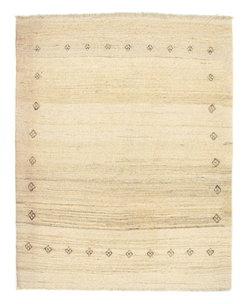 Gabbeh-matta - persisk - 202 x 163 cm - beige