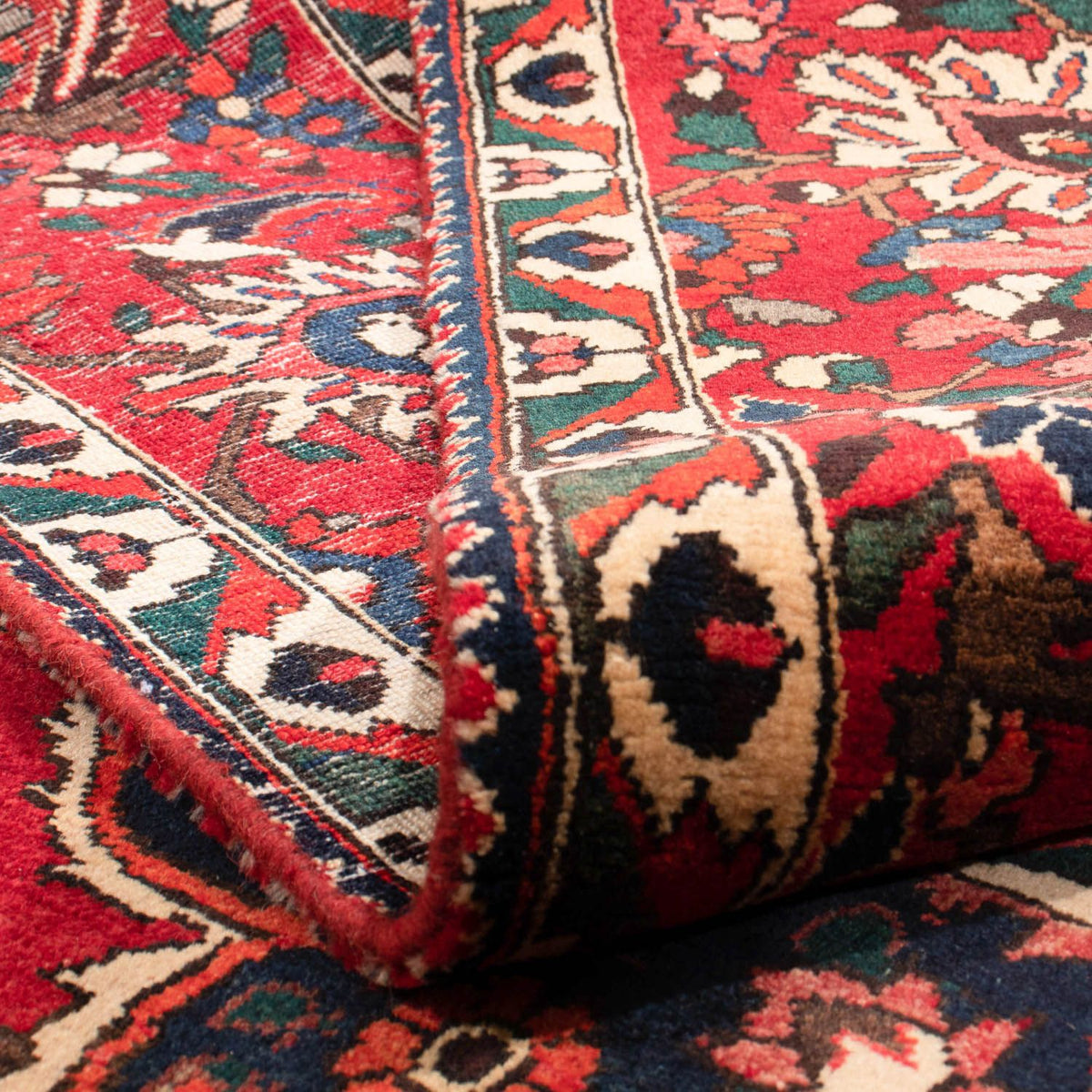 Persisk matta - Nomadic - 362 x 258 cm - mörkröd