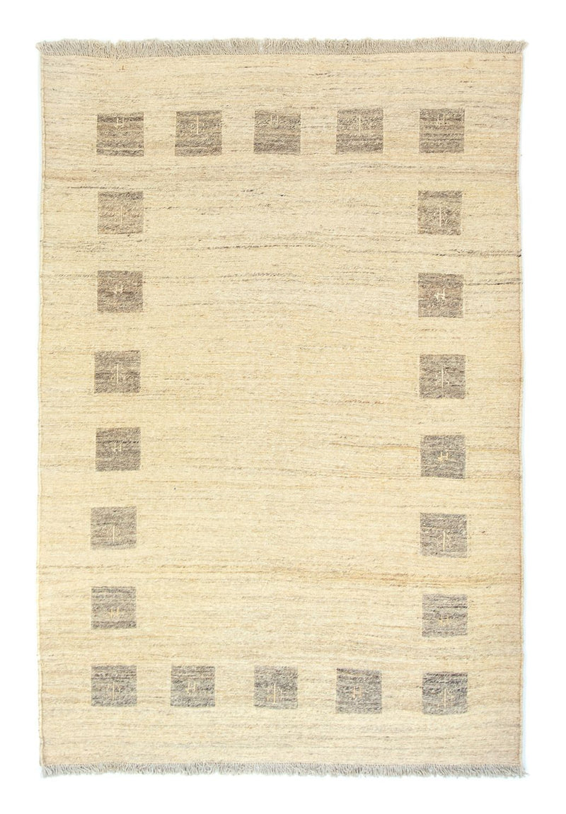 Gabbeh-matta - persisk - 183 x 121 cm - beige