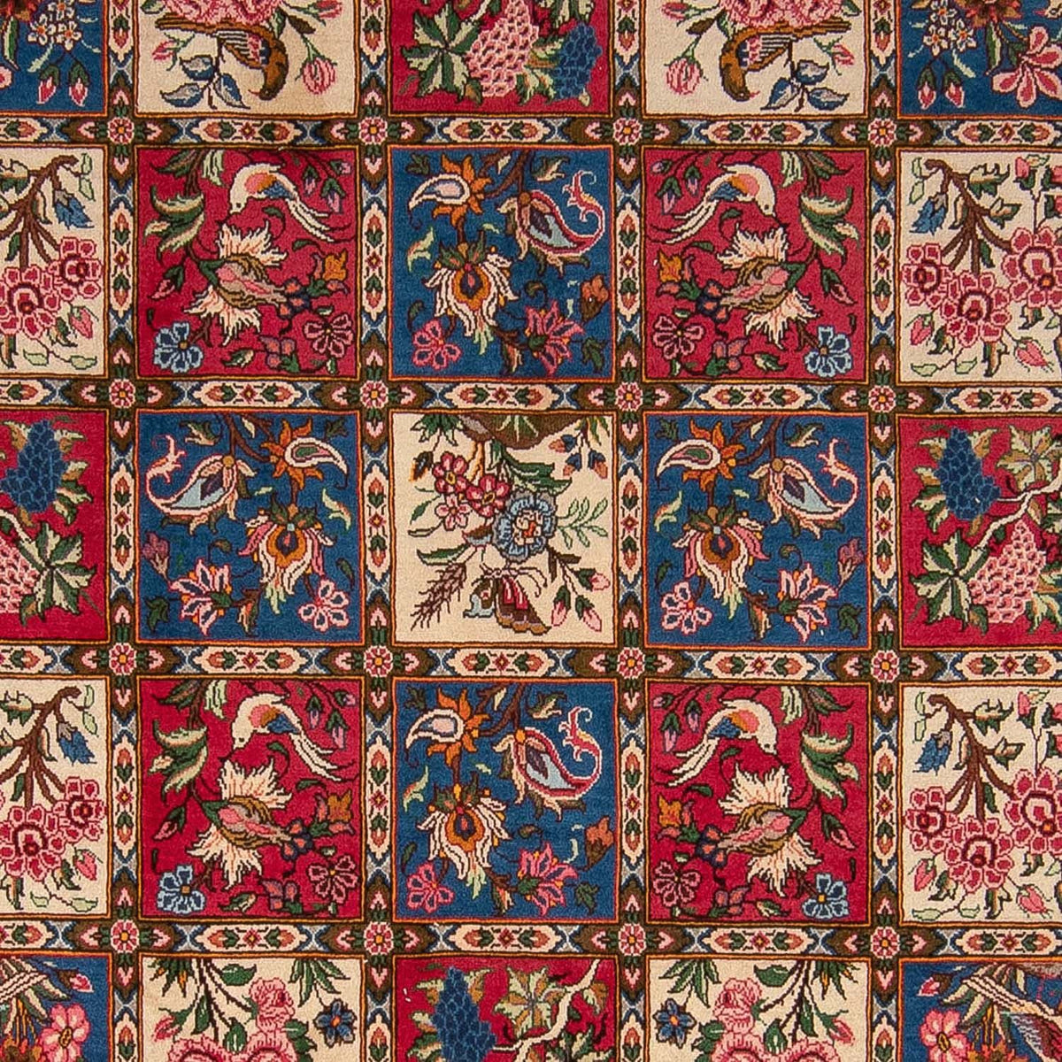 Persisk matta - Nomadic - 363 x 253 cm - mörkröd