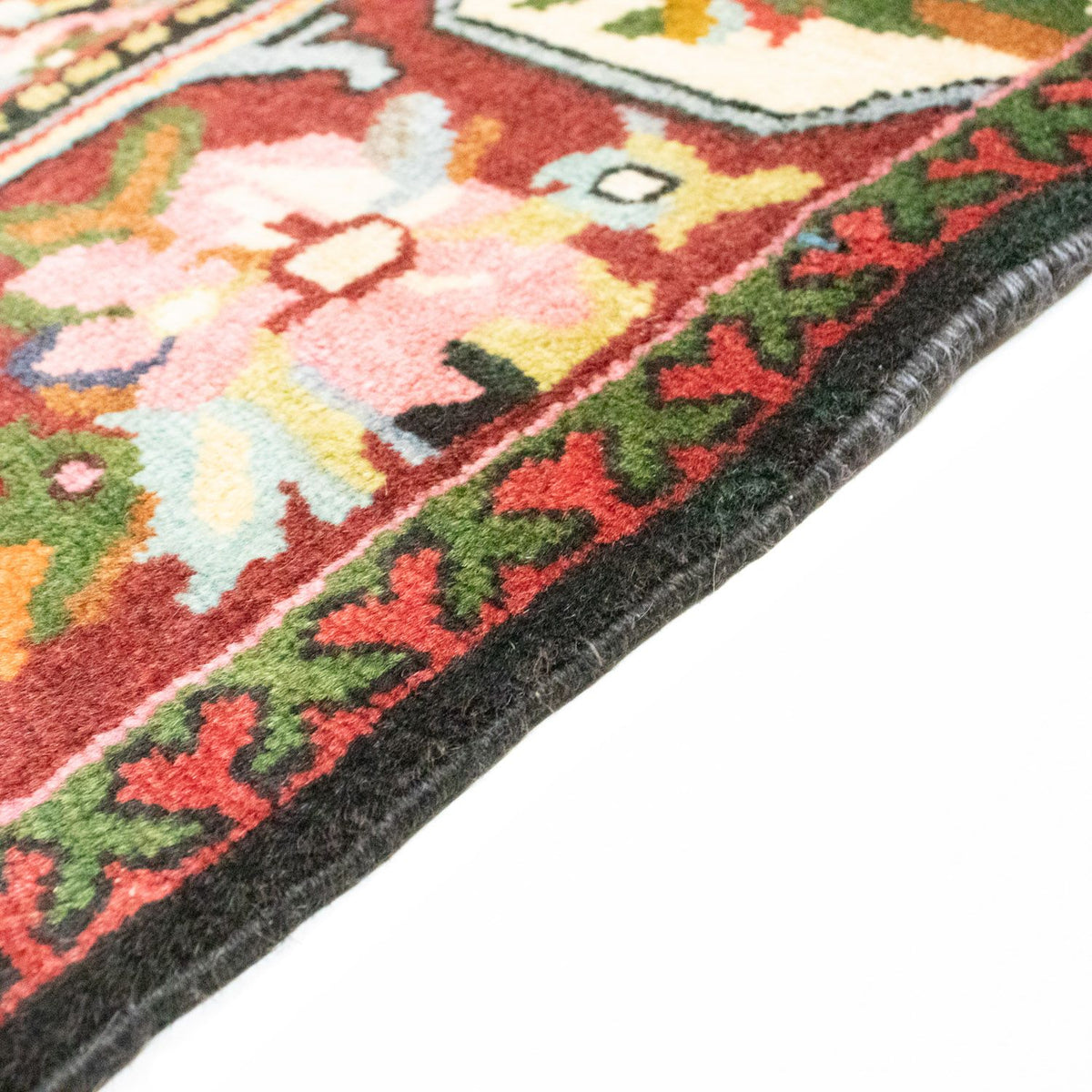 Persisk matta - Nomadic - 197 x 136 cm - mörkröd