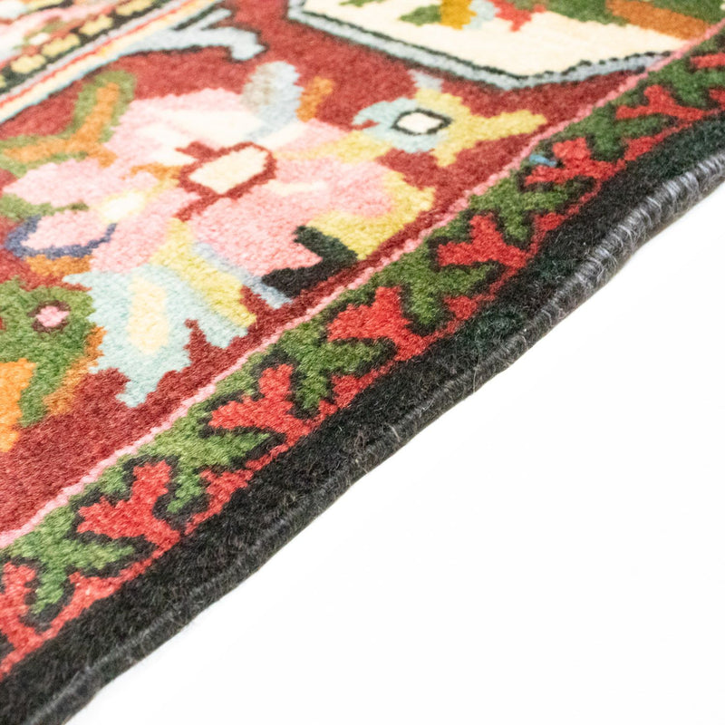 Persisk matta - Nomadic - 197 x 136 cm - mörkröd