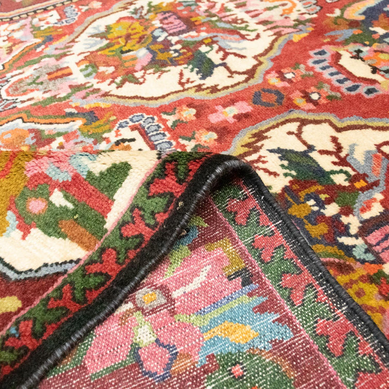 Persisk matta - Nomadic - 197 x 136 cm - mörkröd