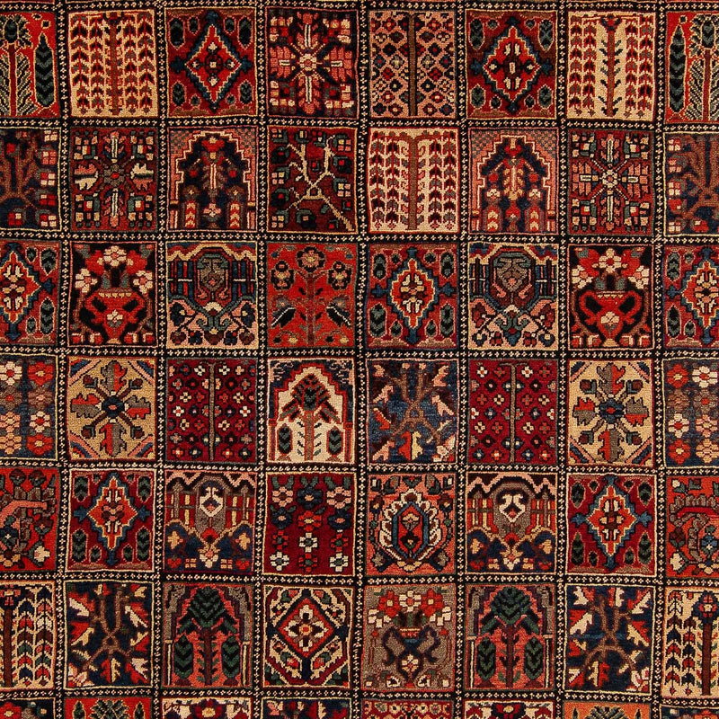 Persisk matta - Nomadic - 351 x 302 cm - mörkröd