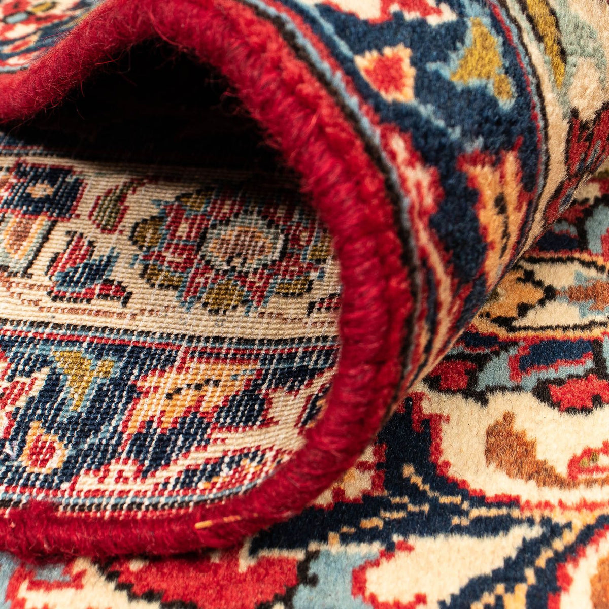 Persisk matta - Isfahan - Premium - 377 x 271 cm - röd