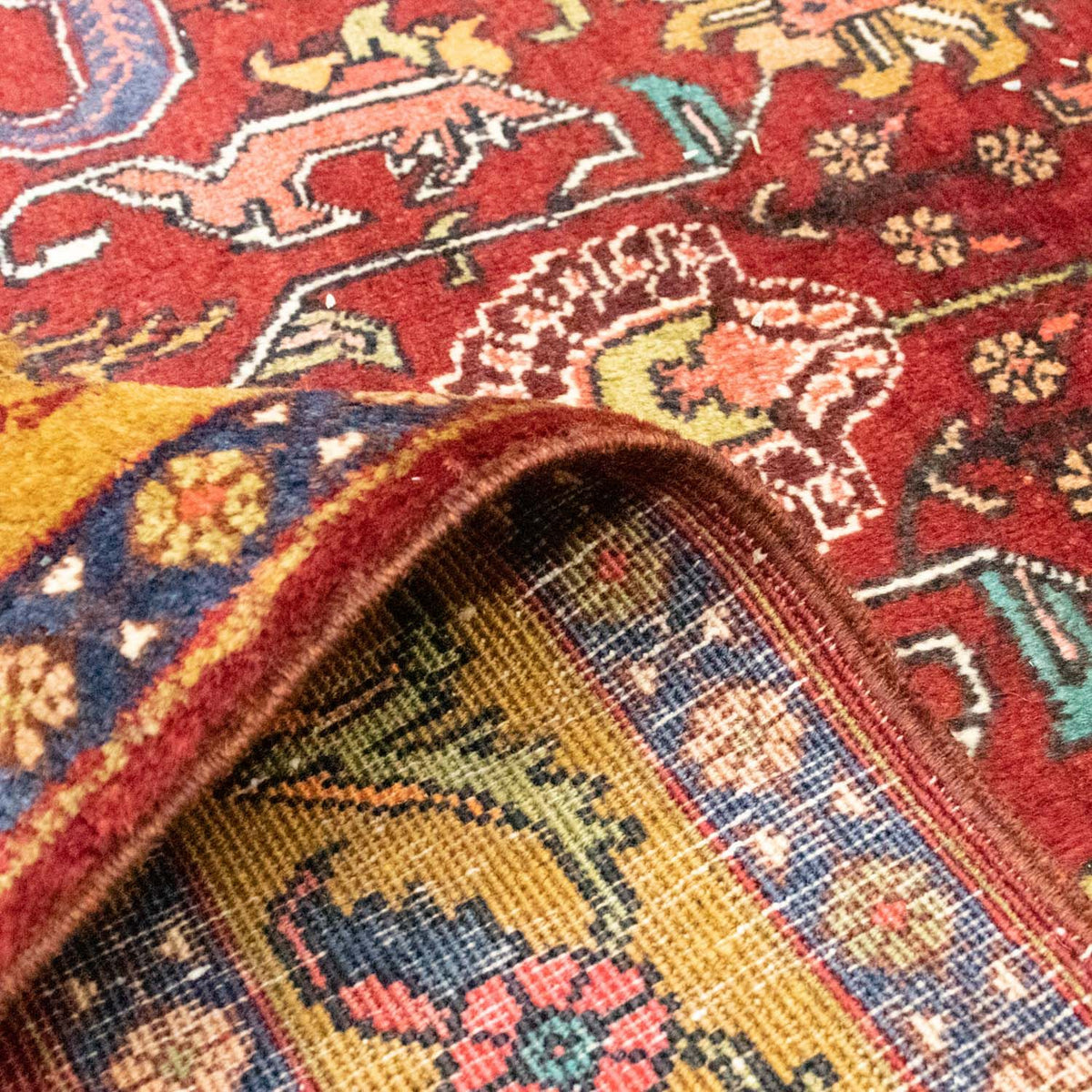 Persisk matta - Nomadic - 189 x 143 cm - röd