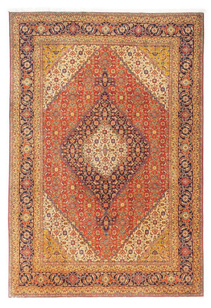 Persisk matta - Tabriz - 297 x 208 cm - röd
