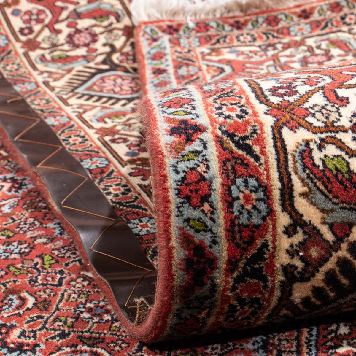 Persisk matta - Bijar - 358 x 250 cm - mörkröd