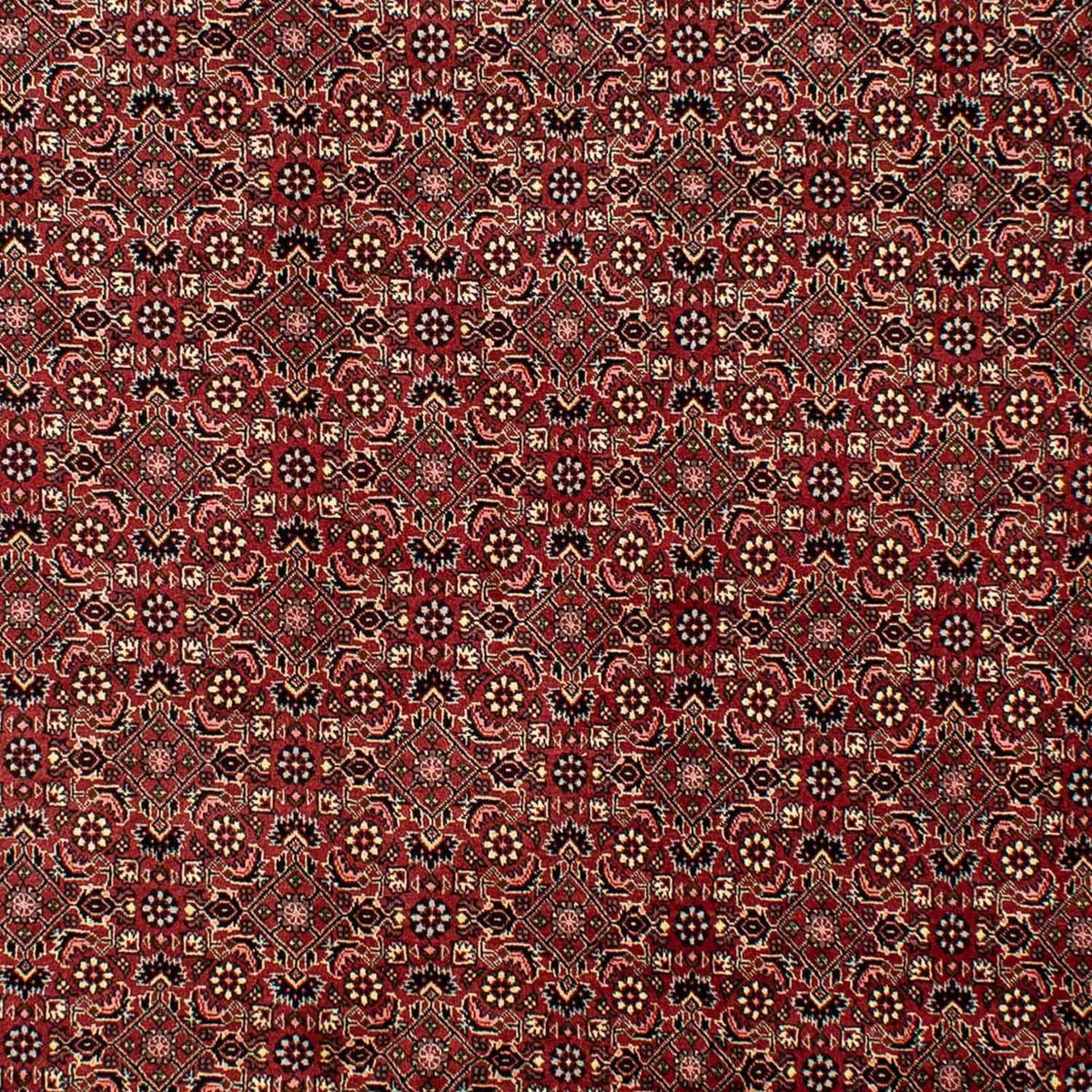 Persisk matta - Bijar - 290 x 195 cm - mörkröd