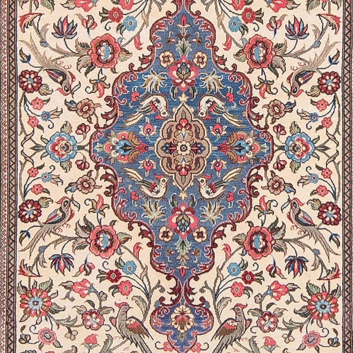 Runner Persisk matta - Tabriz - 143 x 105 cm - beige