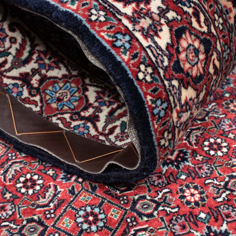 Persisk matta - Bijar - 194 x 114 cm - mörkröd