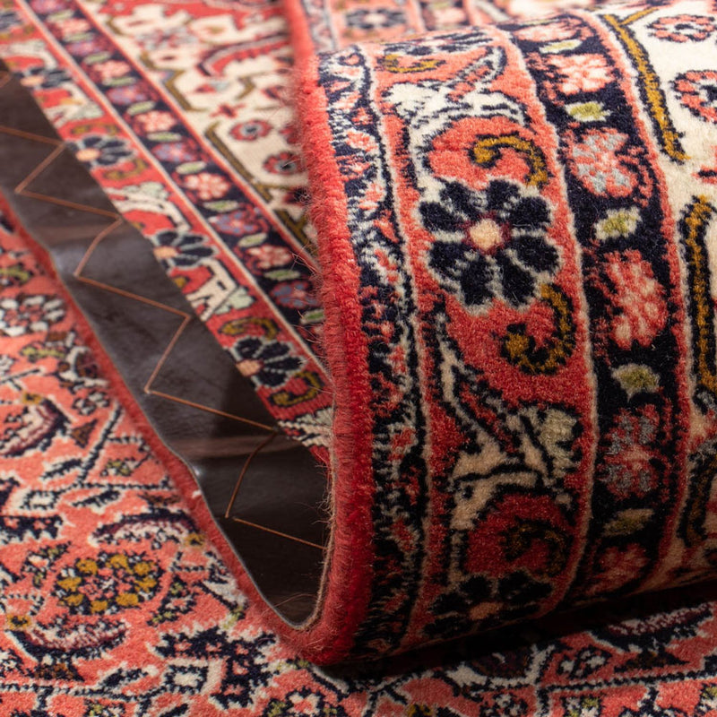 Persisk matta - Bijar - 357 x 248 cm - mörkröd