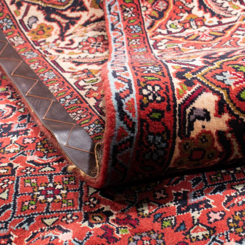 Persisk matta - Bijar - 290 x 206 cm - mörkröd