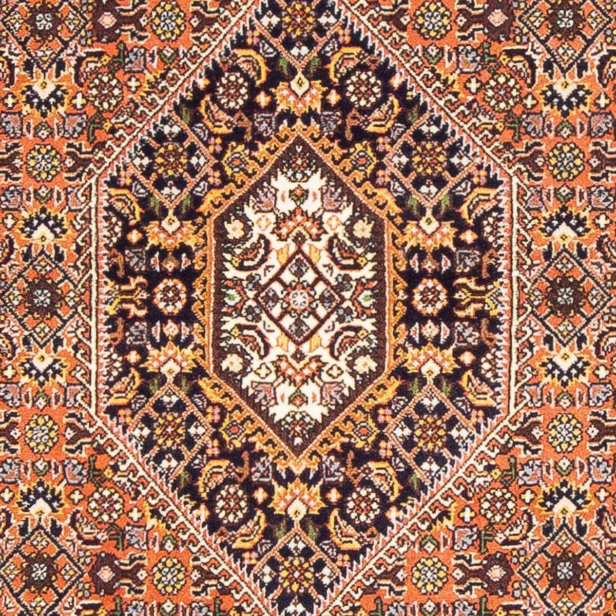 Persisk matta - Bijar - 150 x 90 cm - mörkblå