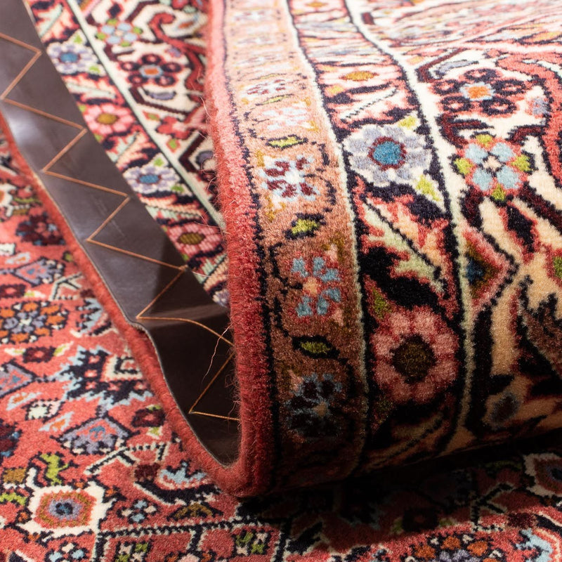 Persisk matta - Bijar - 257 x 178 cm - mörkröd