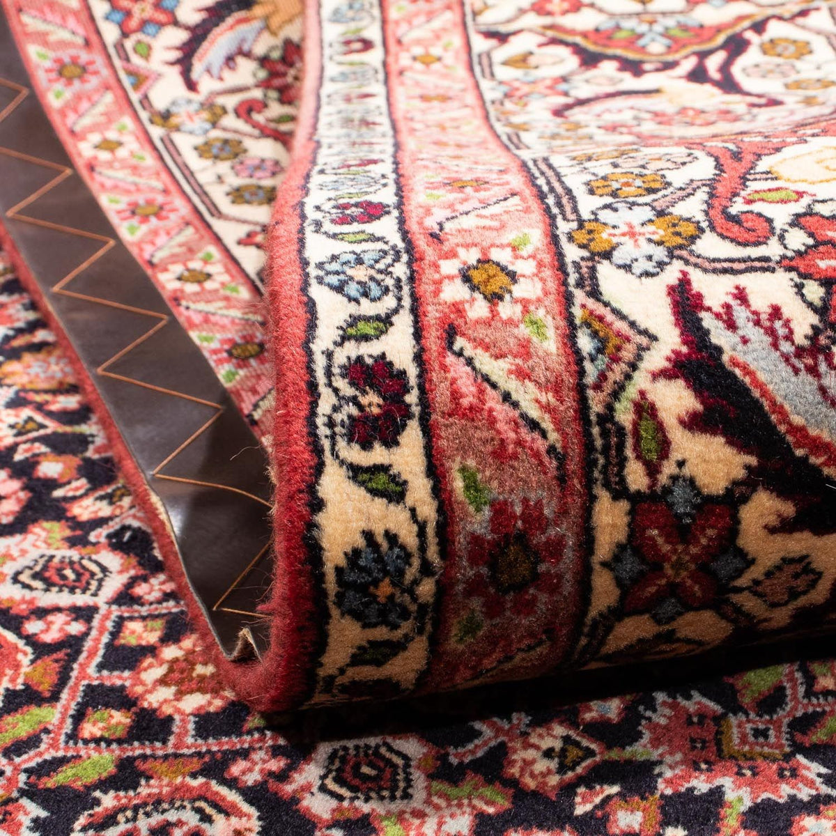 Persisk matta - Bijar - 292 x 199 cm - mörkblå