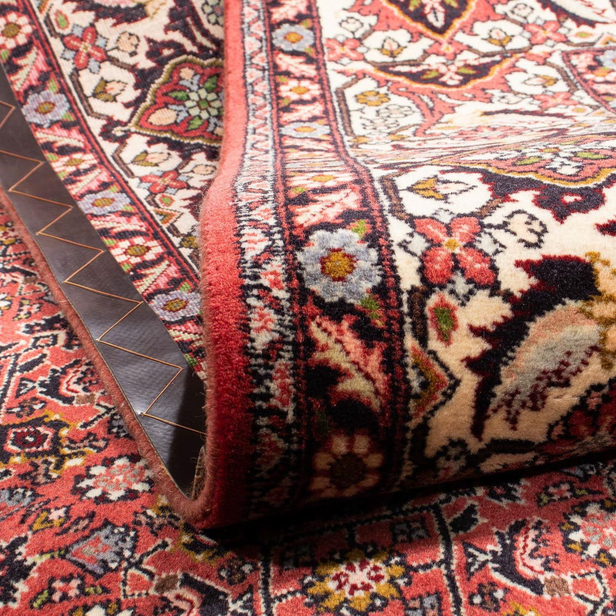 Persisk matta - Bijar - 293 x 206 cm - mörkröd