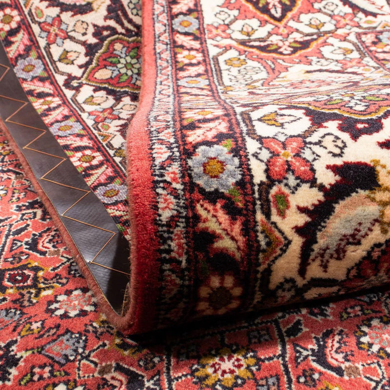 Persisk matta - Bijar - 293 x 206 cm - mörkröd