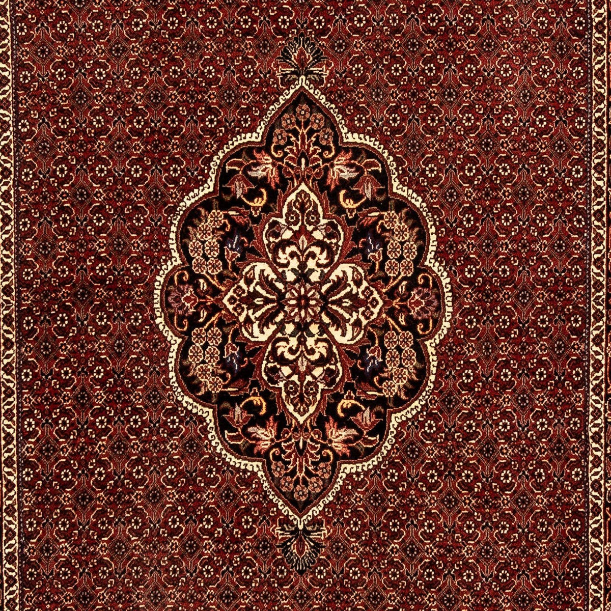 Runner Persisk matta - Bijar - 297 x 102 cm - mörkröd