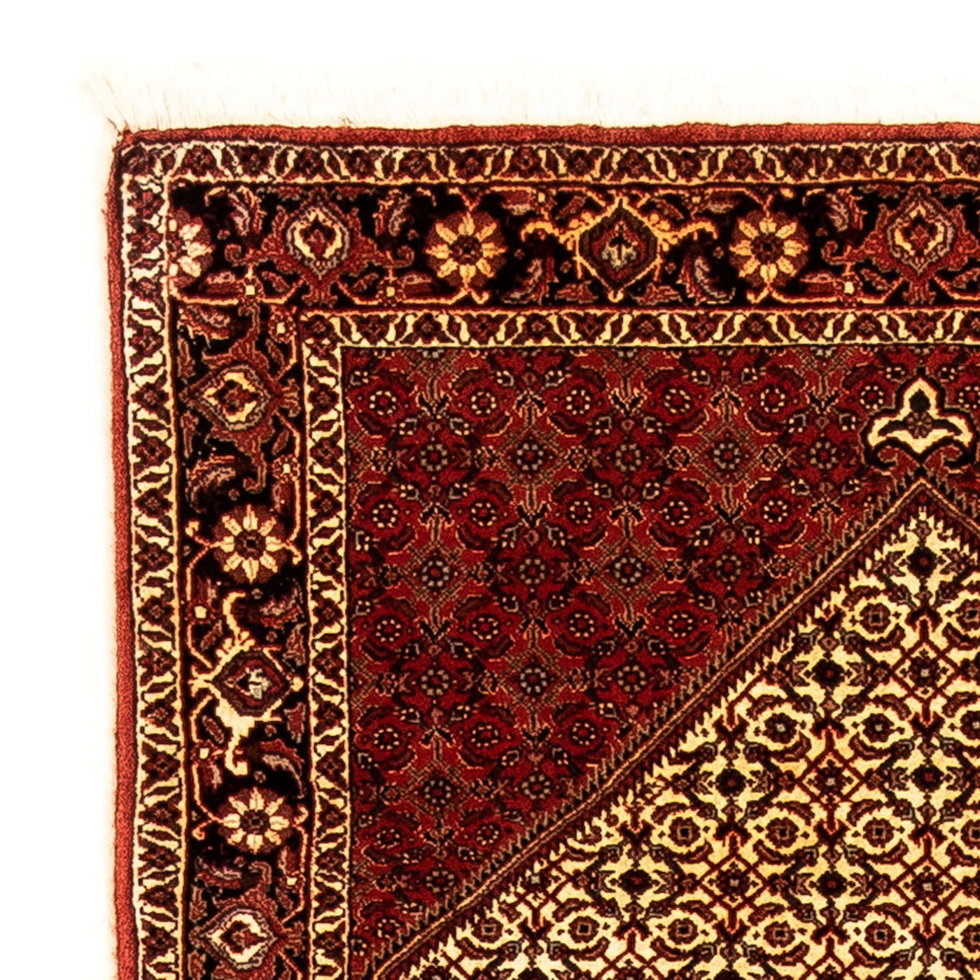 Runner Persisk matta - Bijar - 305 x 84 cm - mörkröd